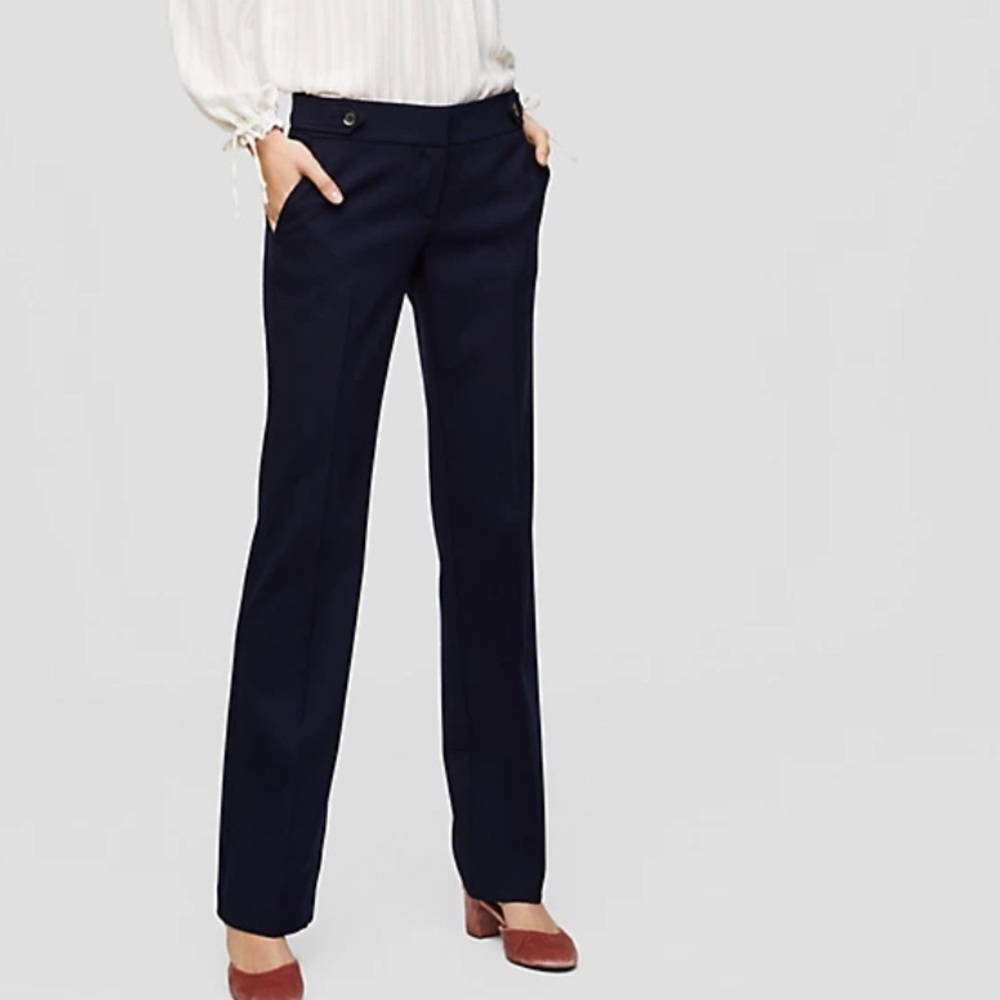 LOFT navy work trousers. Marisa fit.  size 4